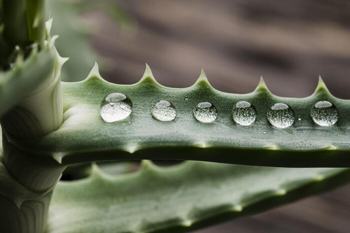 almohada de aloe vera