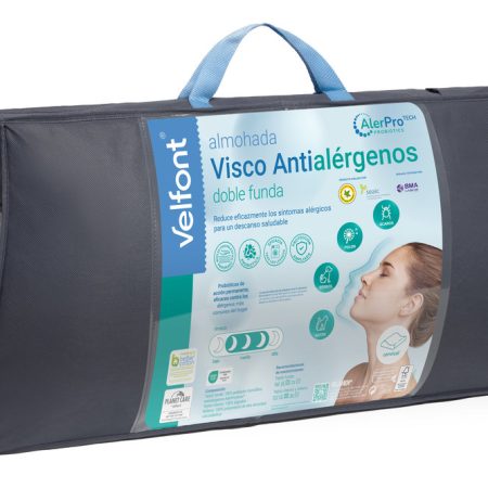 Almohada visco antialérgenos cervical Velfont - Camapolis